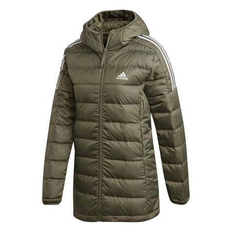 adidas parka 2 in 1 damen|adidas Women's Essentials Light Down Hooded Parka.